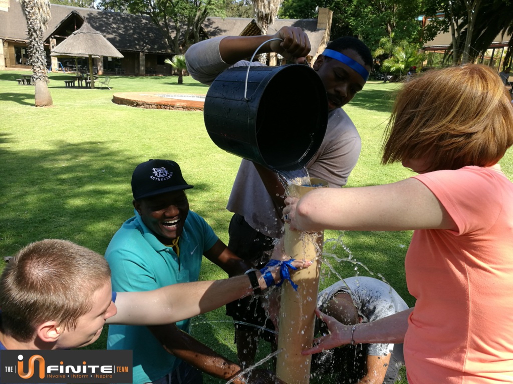 Fun Crazy Olympics at Olifants River Lodge for Clientele