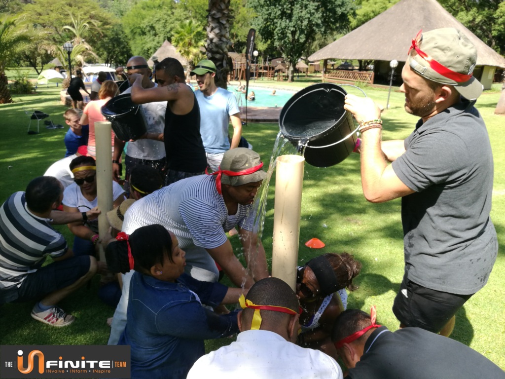 Fun Crazy Olympics at Olifants River Lodge for Clientele