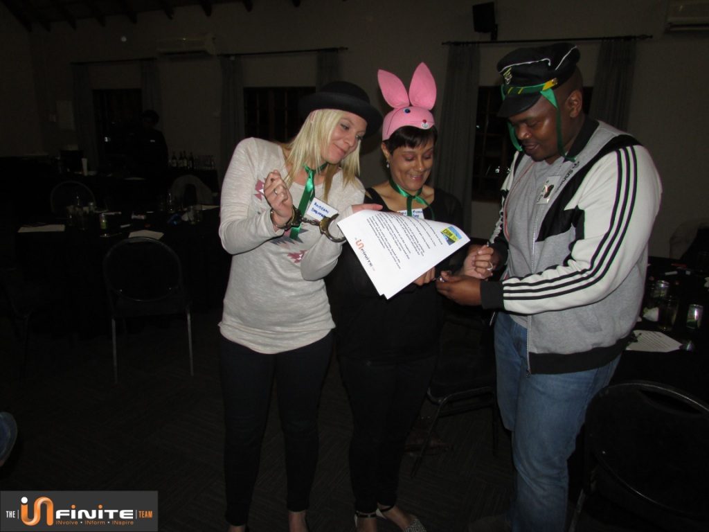 CSI – Cluedo Team building near Pretoria at Roodevallei