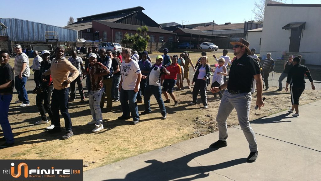 Line dance team building Pretoria