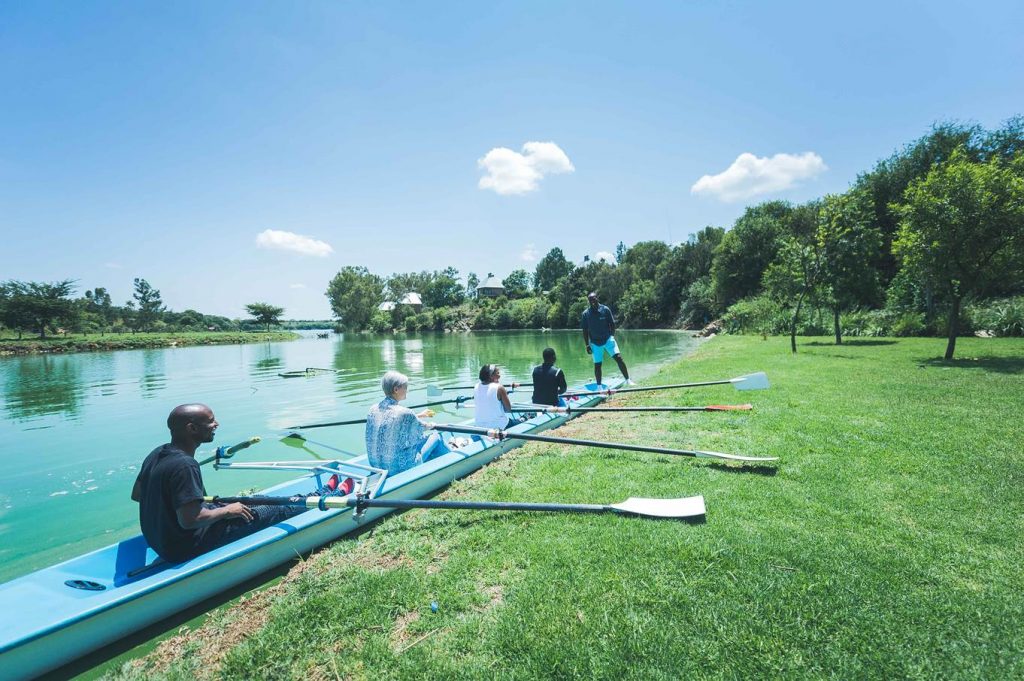 Rowing team building