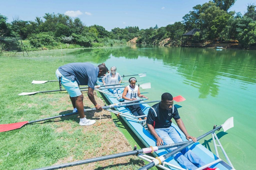 Rowing team building