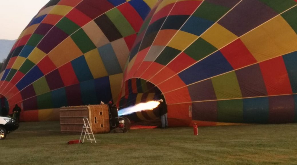 Hot air balloon team building