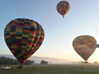 Hot air balloon team building